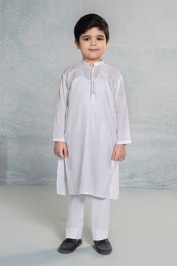 MARIA B | KIDSWEAR | BOYS | EMBROIDERED DOBBY KURTA | MKB-SS24-08