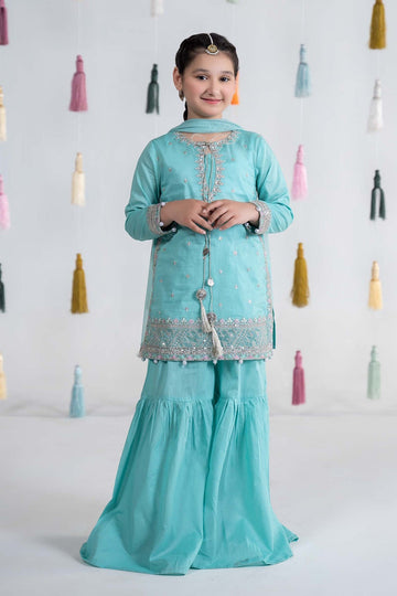 MARIA B | KIDSWEAR | DYED LAWN SUIT | MKD-EA24-23