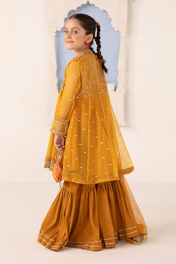 MARIA B | KIDSWEAR | EMBROIDERED LUREX ORGANZA SUIT | MKS-EA24-14