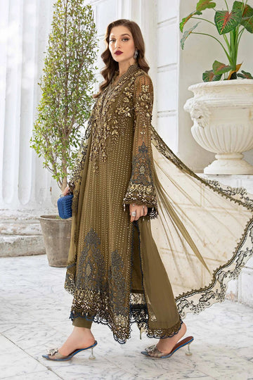 MARIA B | EMBROIDERED CHIFFON SUIT | MPC-24-108