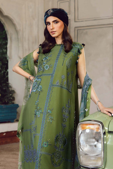 MARIA B | M.PRINTS | EMBROIDERED CAMBRIC SUIT | MPT-2701-A