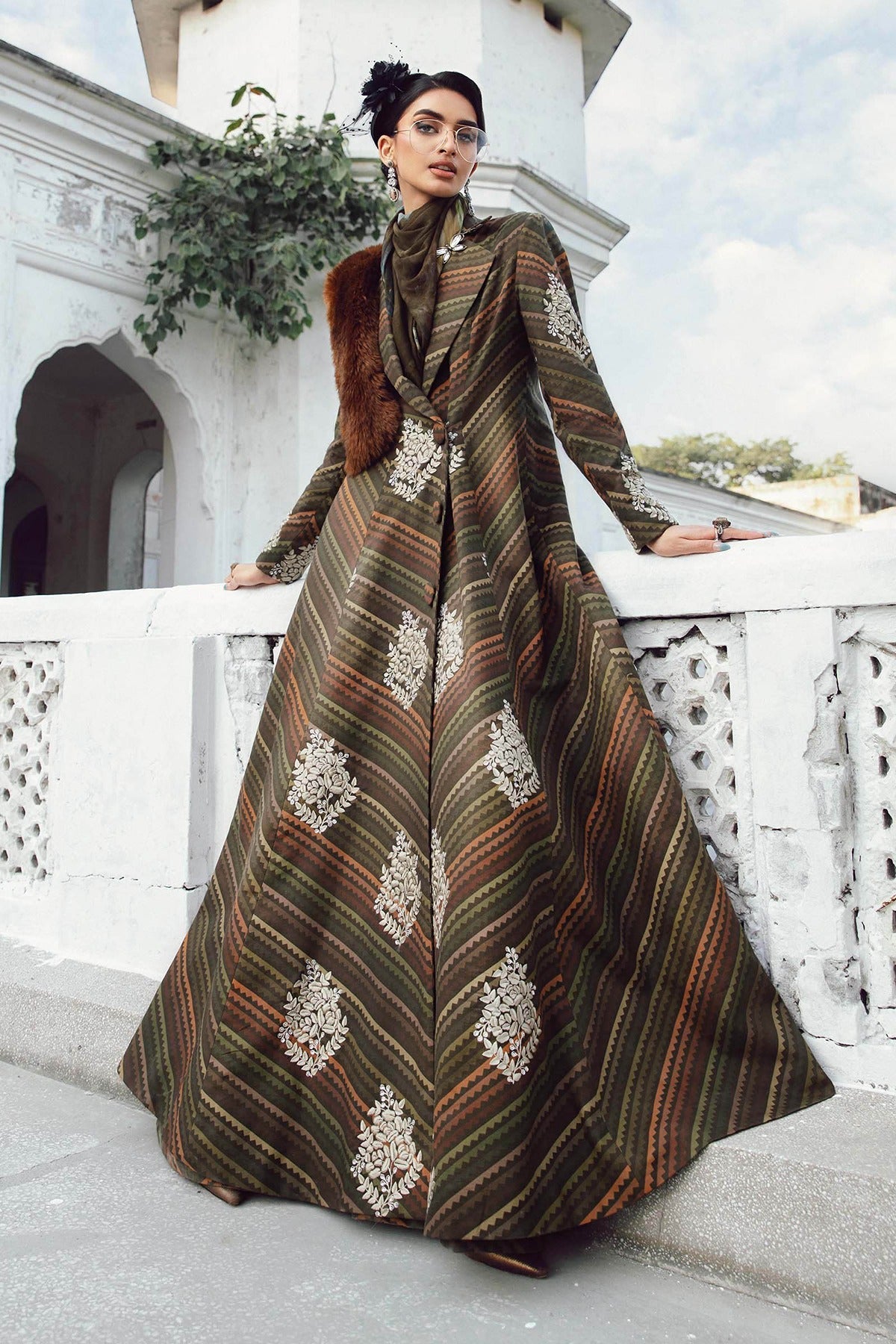 MARIA B | M.PRINTS | EMBROIDERED CAMBRIC SUIT | MPT-2705-B | B