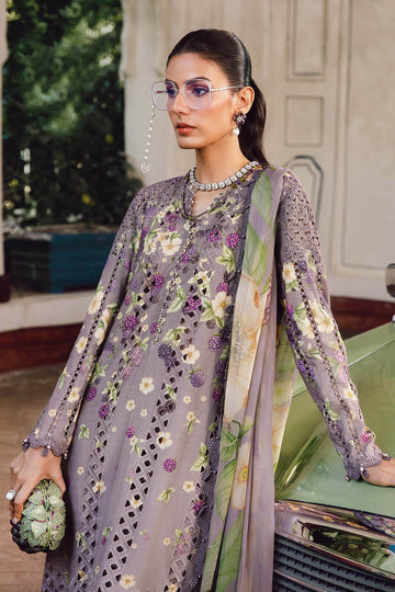 MARIA B | M.PRINTS | EMBROIDERED CAMBRIC SUIT | MPT-2706-B