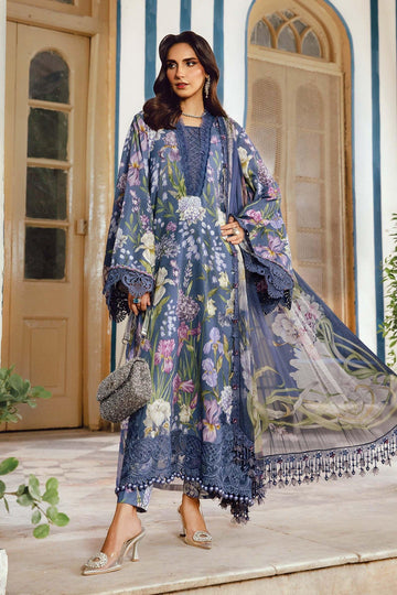 MARIA B | M.PRINTS | EMBROIDERED CAMBRIC SUIT | MPT-2708-B