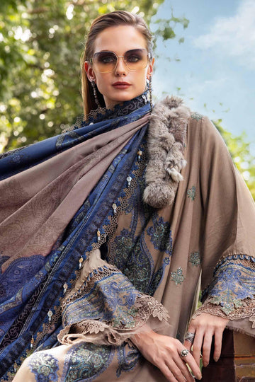 MARIA B | M.PRINTS | EMBROIDERED TWILL LINEN SUIT | MPT-2806-A