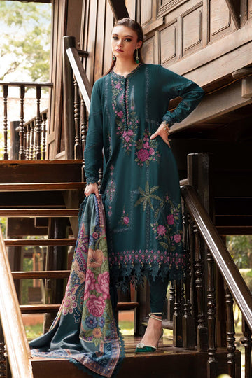 MARIA B | M.PRINTS | EMBROIDERED TWILL LINEN SUIT | MPT-2807-B