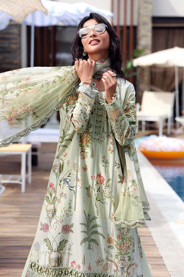 MARIA B | M.PRINTS | EMBROIDERED LAWN SUIT | MPT-3004-B