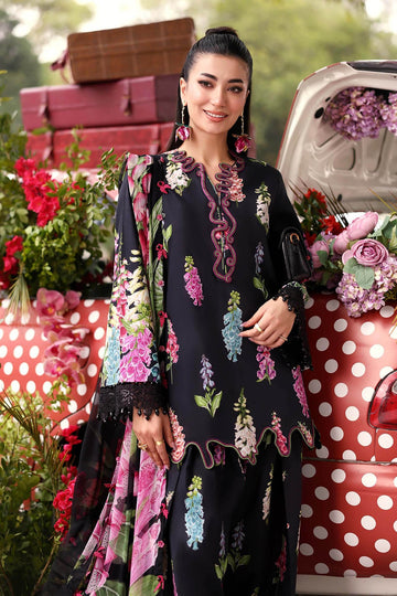 MARIA B | M.PRINTS | EMBROIDERED LAWN SUIT | MPT-3005-B