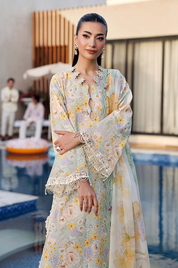 MARIA B | M.PRINTS | EMBROIDERED LAWN SUIT | MPT-3007-A