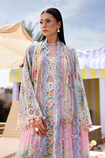 MARIA B | M.PRINTS | EMBROIDERED LAWN SUIT | MPT-3010-B
