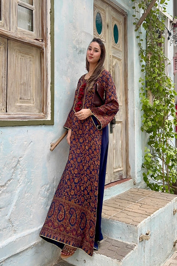 COCO OFFICIAAL | MEHR KAANI SHAWL KAFTAN