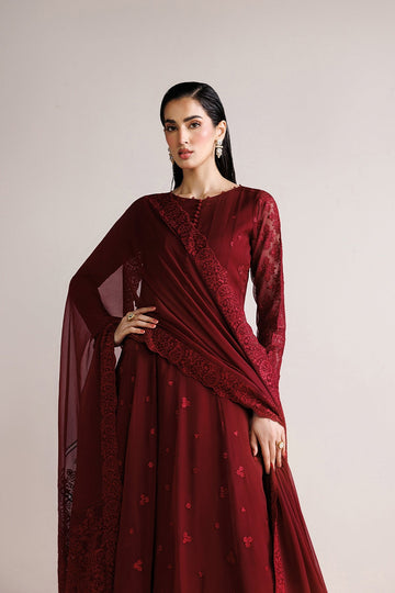 FARASHA | CHIFFON ESSENTIALS ’26 | MERLOT SATIN