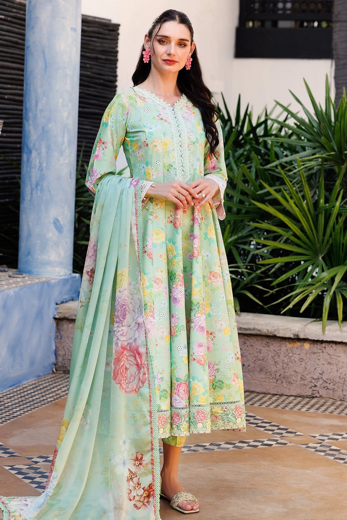 FARASHA | AUREA EID SUMMER LAWN'25 | MINT DEW