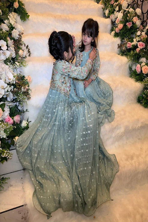 HAFSAH|SANA - KIDS - MINT OUTFIT - AVAILABLE IN ALL COLORS