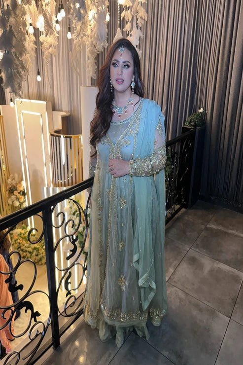 HAFSAH|SANA - ORGANZA ENSEMBLE - AVAILABLE IN ALL COLORS