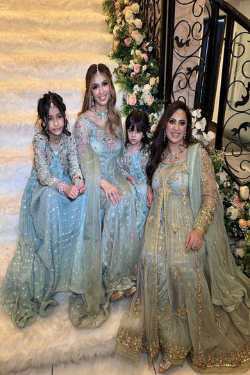 HAFSAH|SANA - ORGANZA ENSEMBLE - AVAILABLE IN ALL COLORS