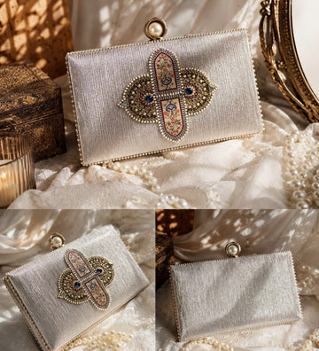 HS | CLUTCHES | MIRROR WORK & GOLDEN GLAM