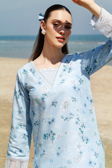 FARASHA | AUREA EID SUMMER LAWN'25 | MOONLIT BLUE