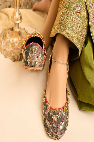 DAZZLE | KHUSSA SHOES | MORNEEN (BLACK)