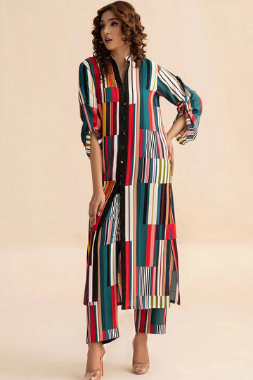 BE YOURSELF | PRET | MULTI COLOR STYLISH DRESS