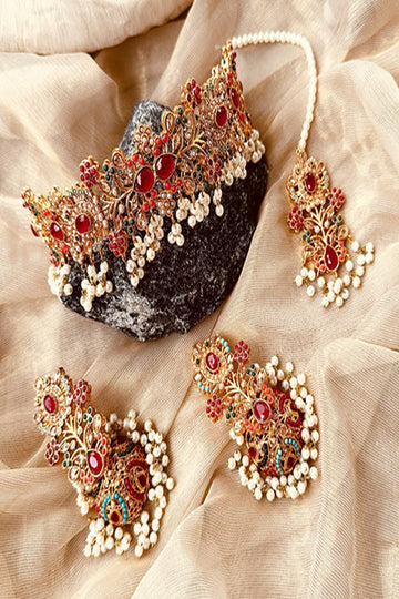 KOH-E-GEM | JEWELLERY | NAURANG NOOR - COLLAR SET