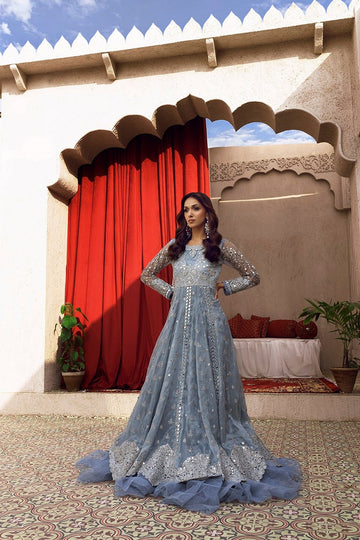 NAKOOSH | BRIDAL | NB-6134 FEROZI SHEESHA 3PC STITCHED FORMAL