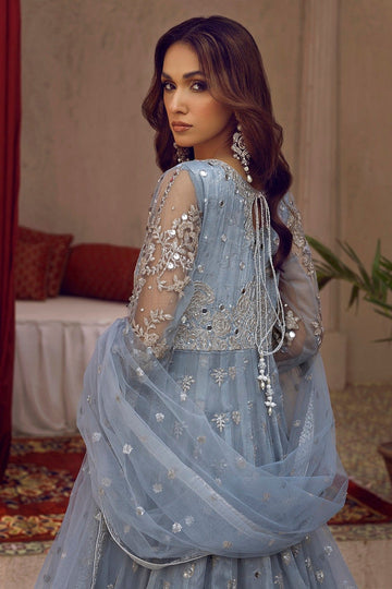 NAKOOSH | BRIDAL | NB-6134 FEROZI SHEESHA 3PC STITCHED FORMAL