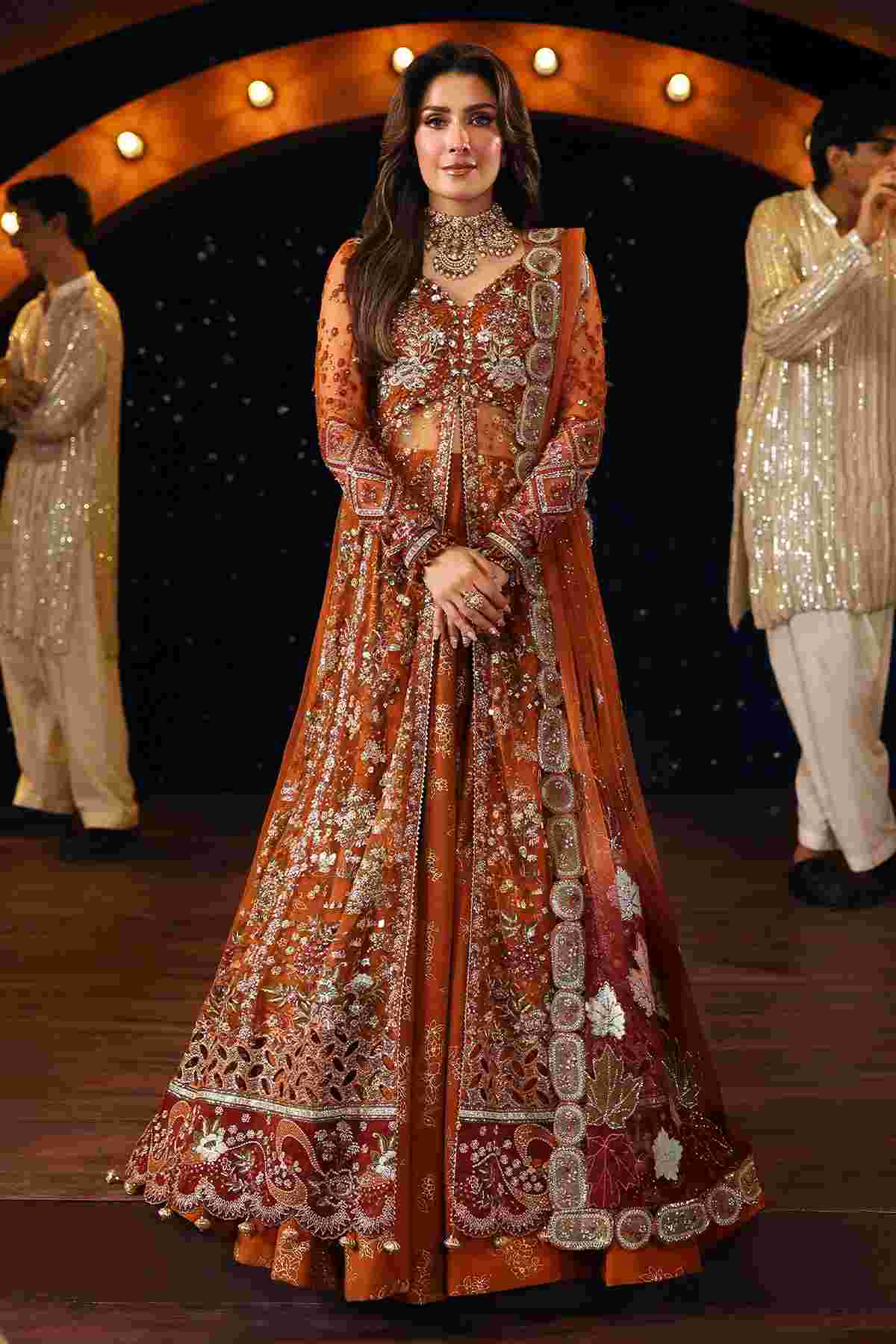 NUREH | JHOOMRO | NL-80 ZARDOZI | OPEN FROCK
