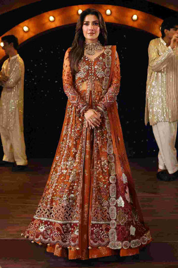 NUREH | JHOOMRO | NL-80 ZARDOZI | OPEN FROCK