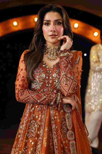 NUREH | JHOOMRO | NL-80 ZARDOZI | OPEN FROCK