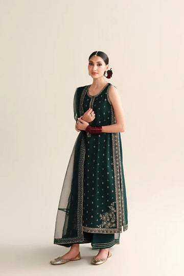 ZAIB | WEDDING EDIT 2026 | EMERALD GREEN LUXURY WEDDING EDIT - HANDWORKED 2026 (NPA3-26446)