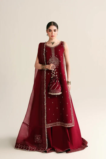 ZAIB | WEDDING EDIT 2026 | MAROON LUXURY WEDDING EDIT 2026 (NPA3-26452)