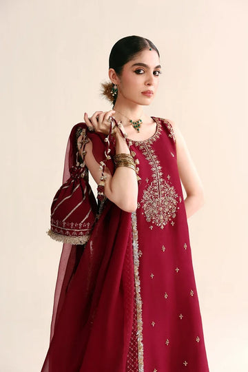 ZAIB | WEDDING EDIT 2026 | MAROON LUXURY WEDDING EDIT 2026 (NPA3-26452)