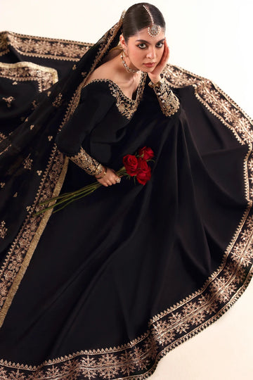 ZAIB | WEDDING EDIT 2026 | BLACK PISHWAS LUXURY WEDDING EDIT 2026 (NPA3-26453)