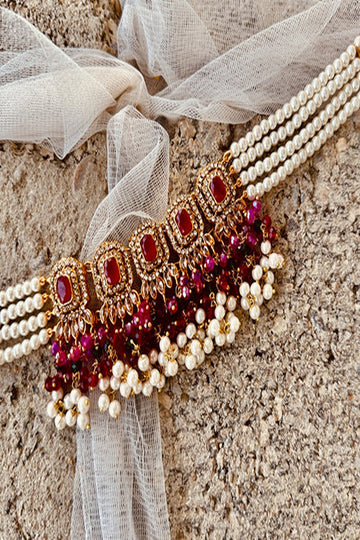 KOH-E-GEM | JEWELLERY | NAQSH-E-JAHAN CHOKER - MULTI