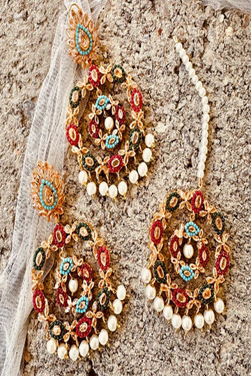 KOH-E-GEM | JEWELLERY | NAURATAN ÉCLAT CHOKER - GOLD