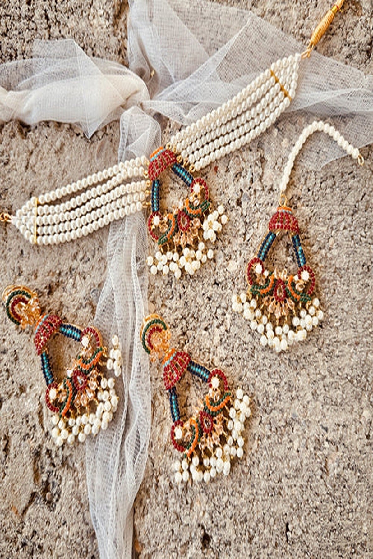 KOH-E-GEM | JEWELLERY | NAURATAN GLIMMER SET - GOLD