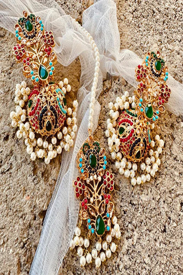 KOH-E-GEM | JEWELLERY | NAURATAN LUXE CHOKER SET