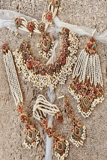 KOH-E-GEM | JEWELLERY | NAURATAN OPULENCE BRIDAL SET