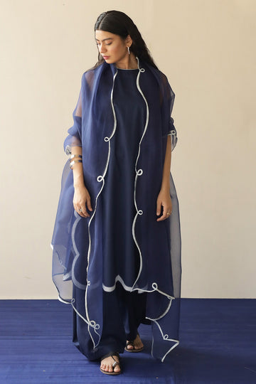 DYOT | MONSOON' 24 | NAVY BLUE OUTFIT