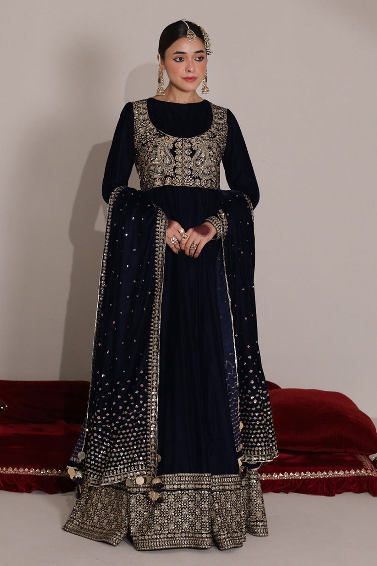 DYOT | SHAHANA JAAN 24 | NAVY BLUE | 3PC