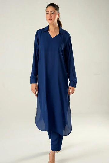 BE YOURSELF | PRET | NAVY COLAR DRESS