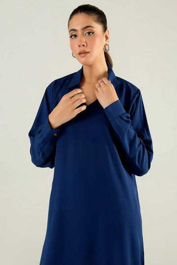 BE YOURSELF | PRET | NAVY COLAR DRESS