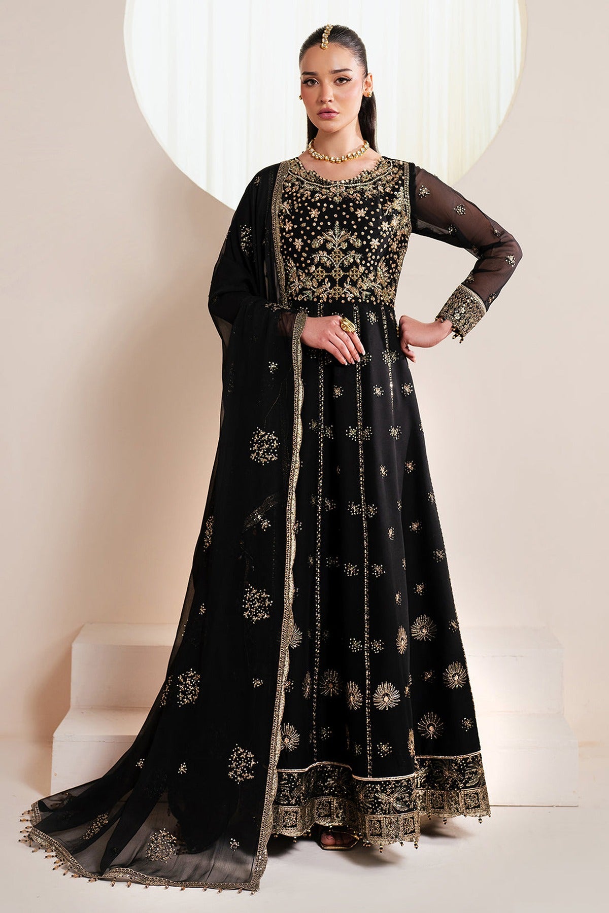 ALIZEH | REENA VOL 4 - HANDCRAFTED EID EDIT '25 | AF-HM-4030-NOIR