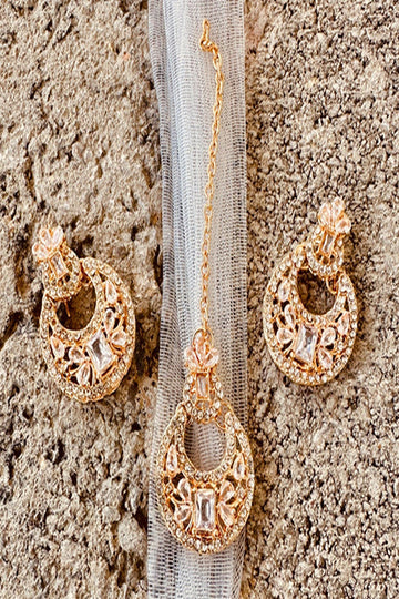 KOH-E-GEM | JEWELLERY | NOORÉH NECKLACE SET - WHITE