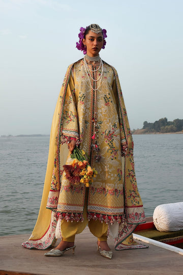 HUSSAIN REHAR | LUXURY LAWN 26 EID EDIT | OCHRE