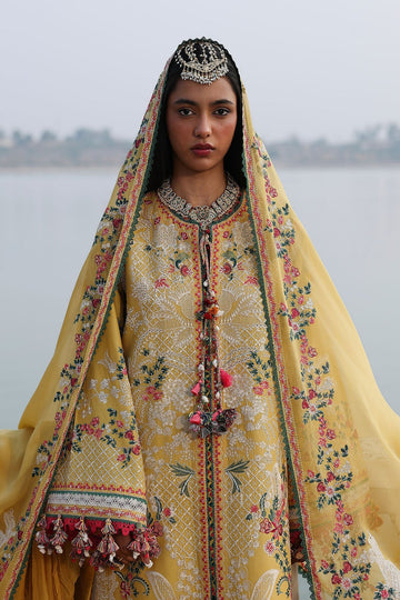 HUSSAIN REHAR | LUXURY LAWN 26 EID EDIT | OCHRE