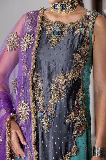 KHUDA BAKSH | LUXURY PRET | P-279 | TURQUOISE