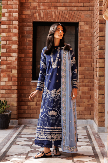 EMAAN ADEEL | MIRABELLE FESTIVE LUXURY LAWN | PETAL POSH