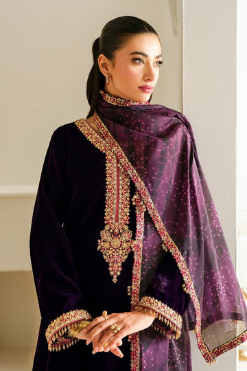 BAROQUE | PRET | EMBROIDERED VELVET PR-1016